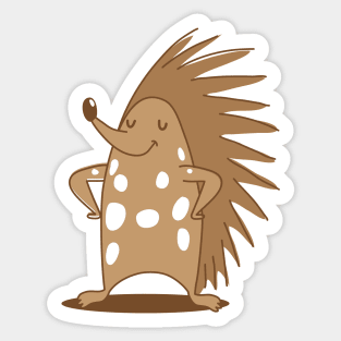 A very Proud Porcupine Sticker